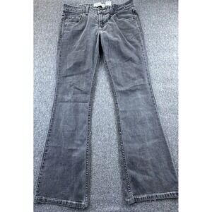 Levi Strauss Jeans Juniors 9 Medium Gray Denim Lowrise Bootcut Y2K 90's